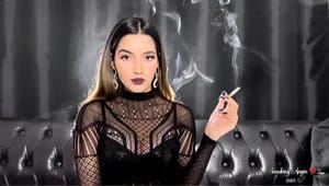 Smoking Angie thebeautyofsmoking OnlyFans