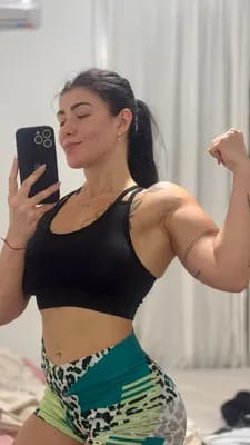 Amber Lushh balancing hardcore training with recovery on OnlyFans